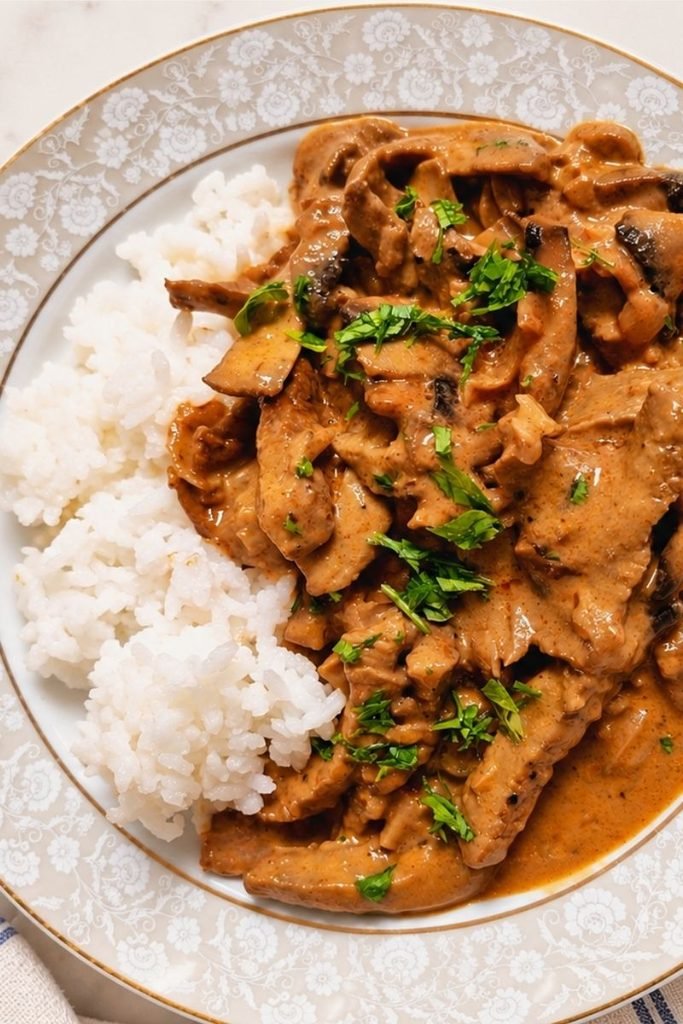beef stroganoff