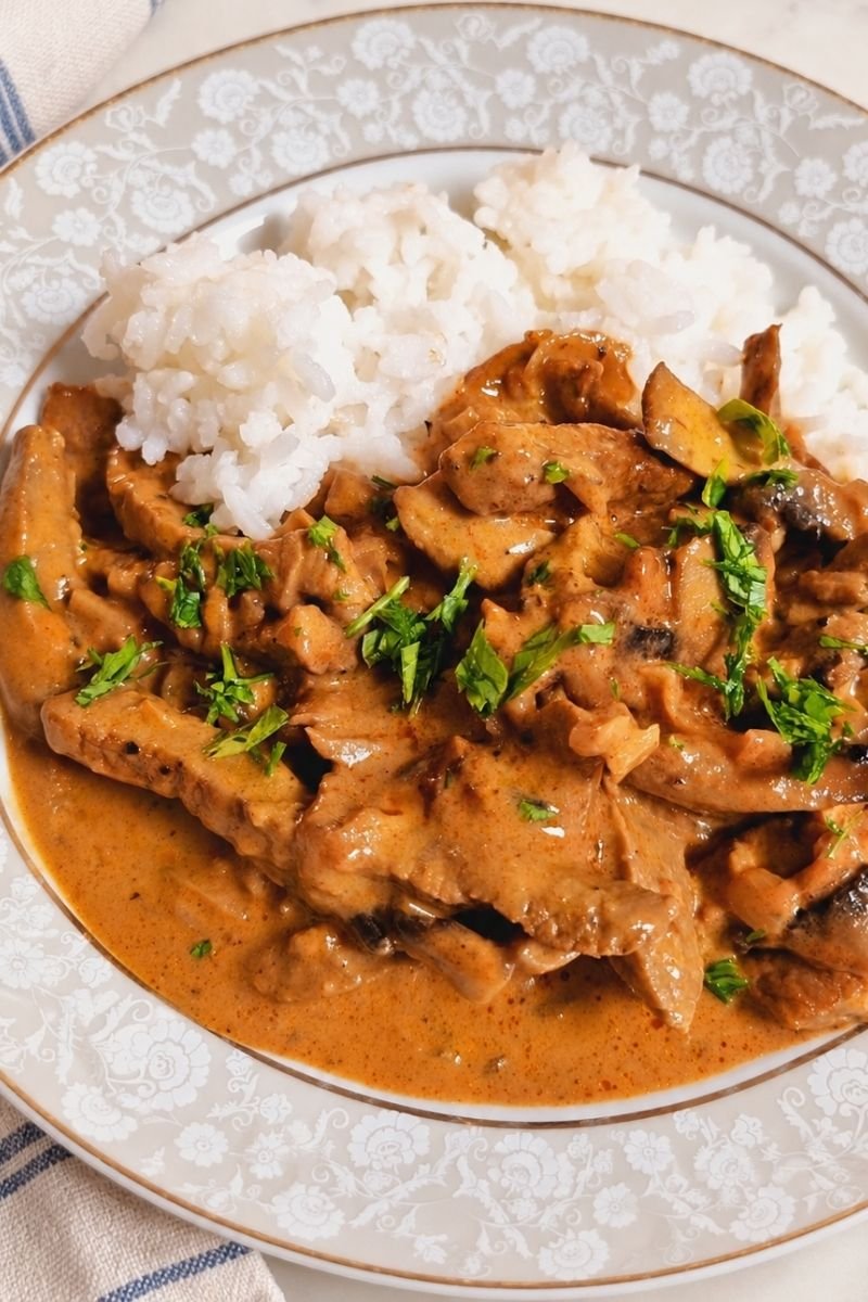 Beef Stroganoff