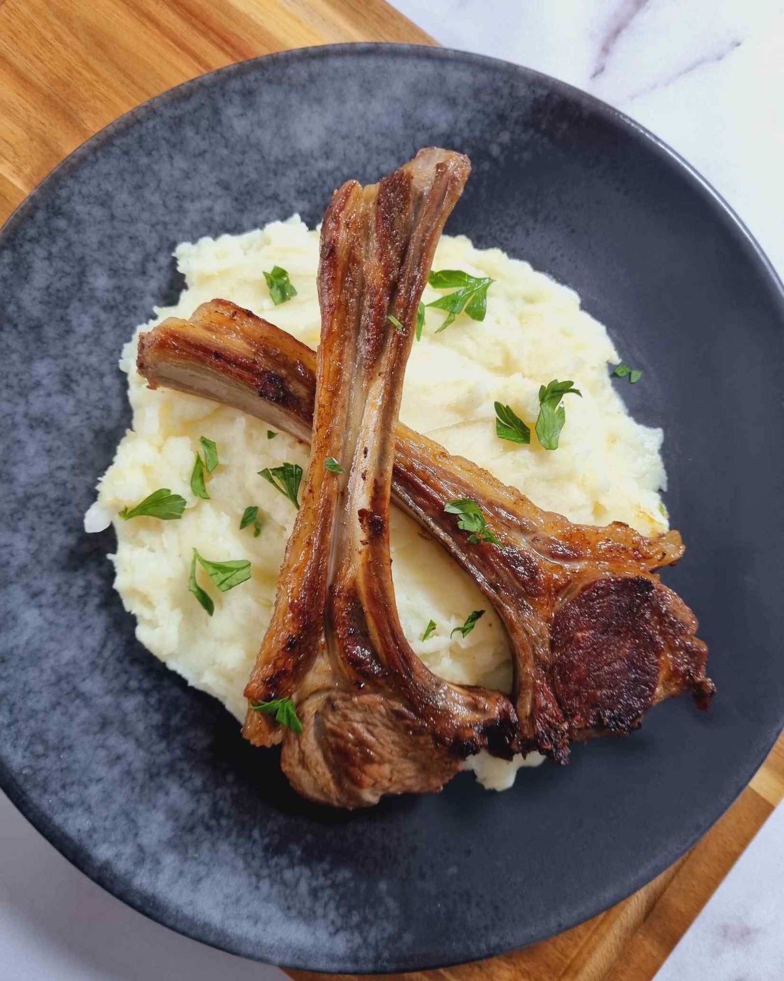 Lamb Chops with mash