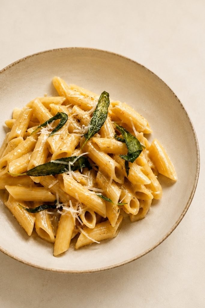 creamy sage butter pasta