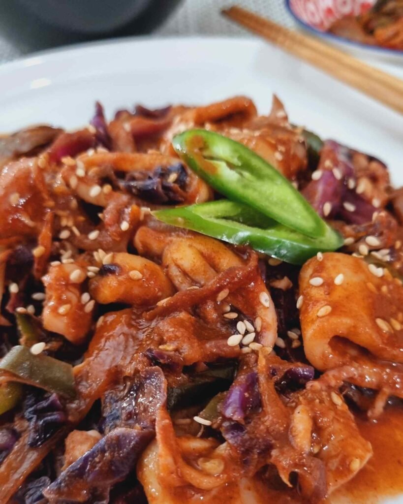 Spicy Stir-fried Calamari