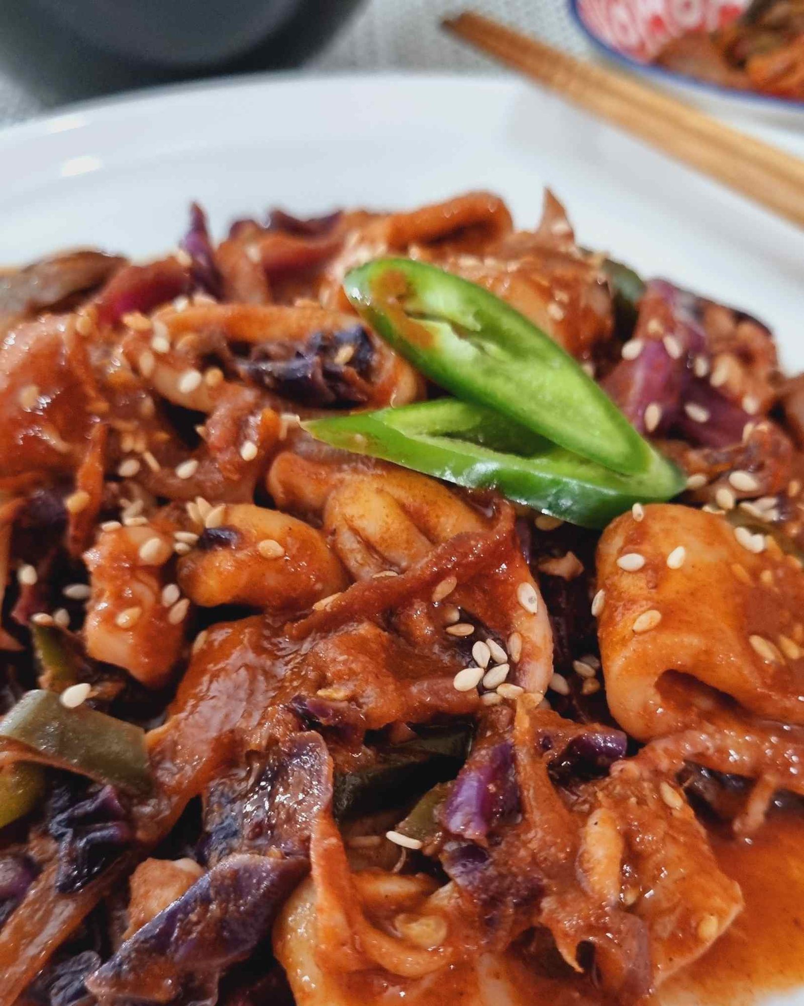 Spicy Stir-fried Calamari