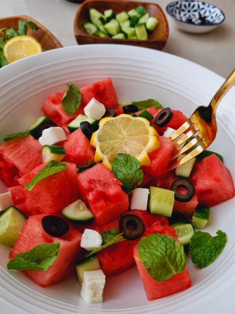 Watermelon salad