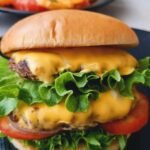 beef burgers (