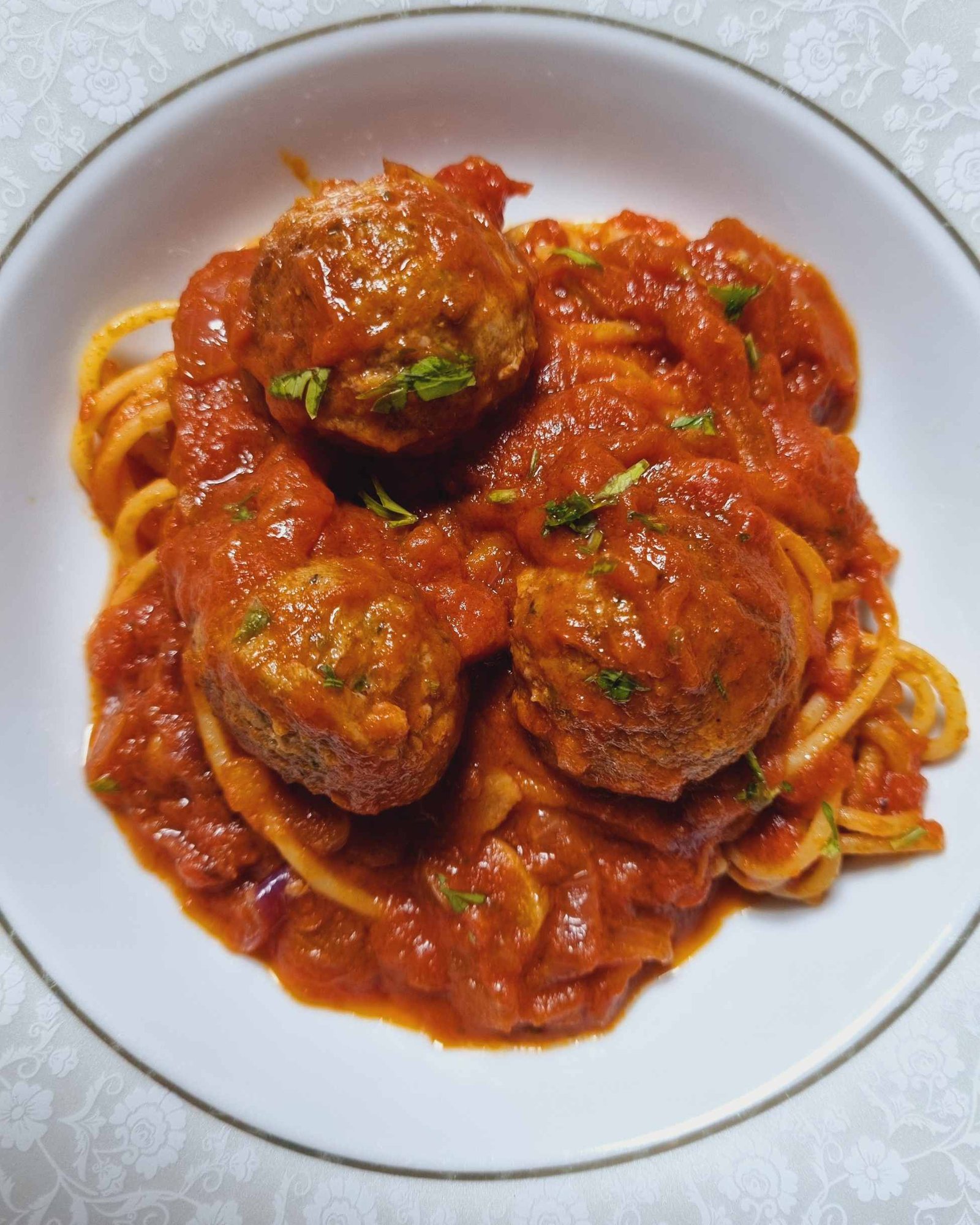 spaghetti and meatballs