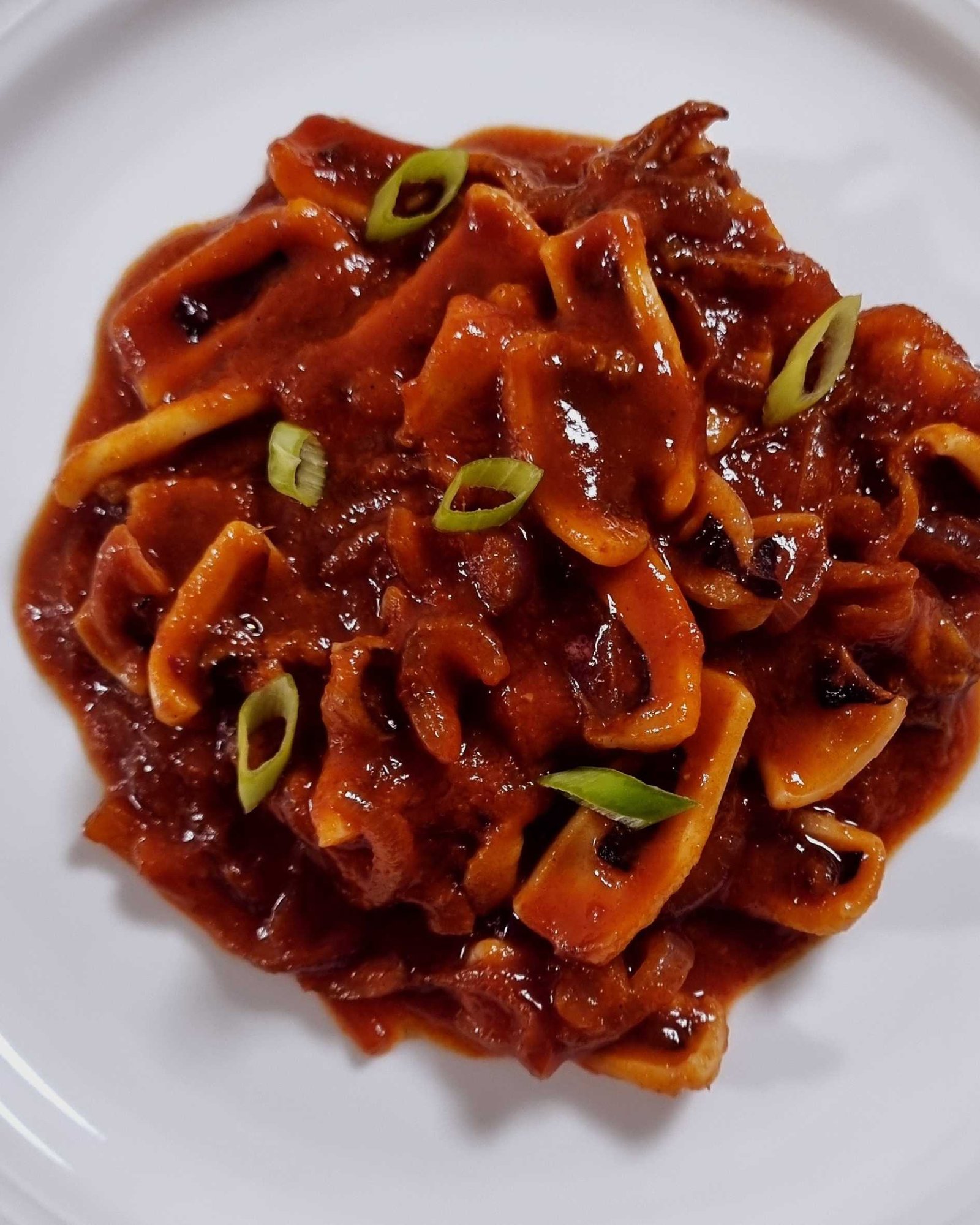 spicy stir-fried calamari