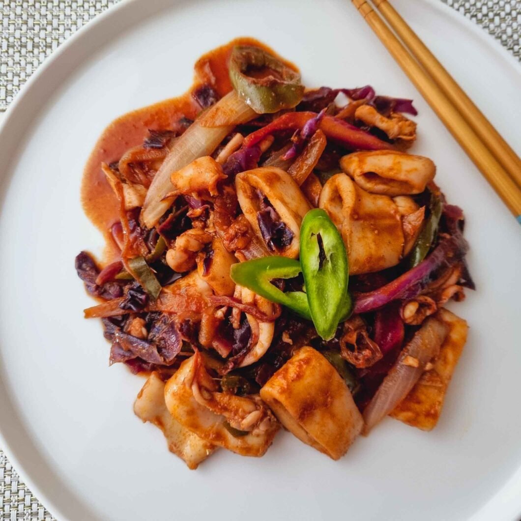 stir-fried calamari