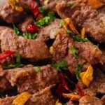 beef cubes in garlic butter