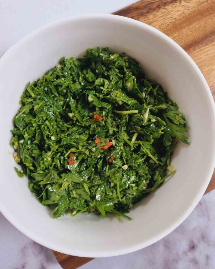 Chimichurri sauce