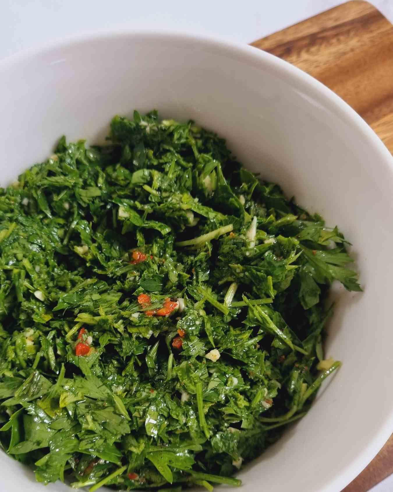 Chimichurri sauce