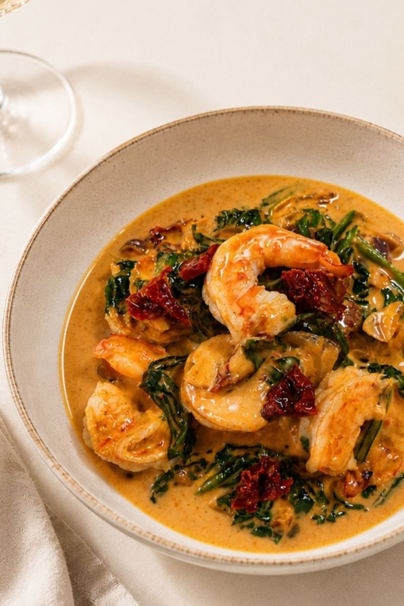 Creamy Tuscan Shrimps
