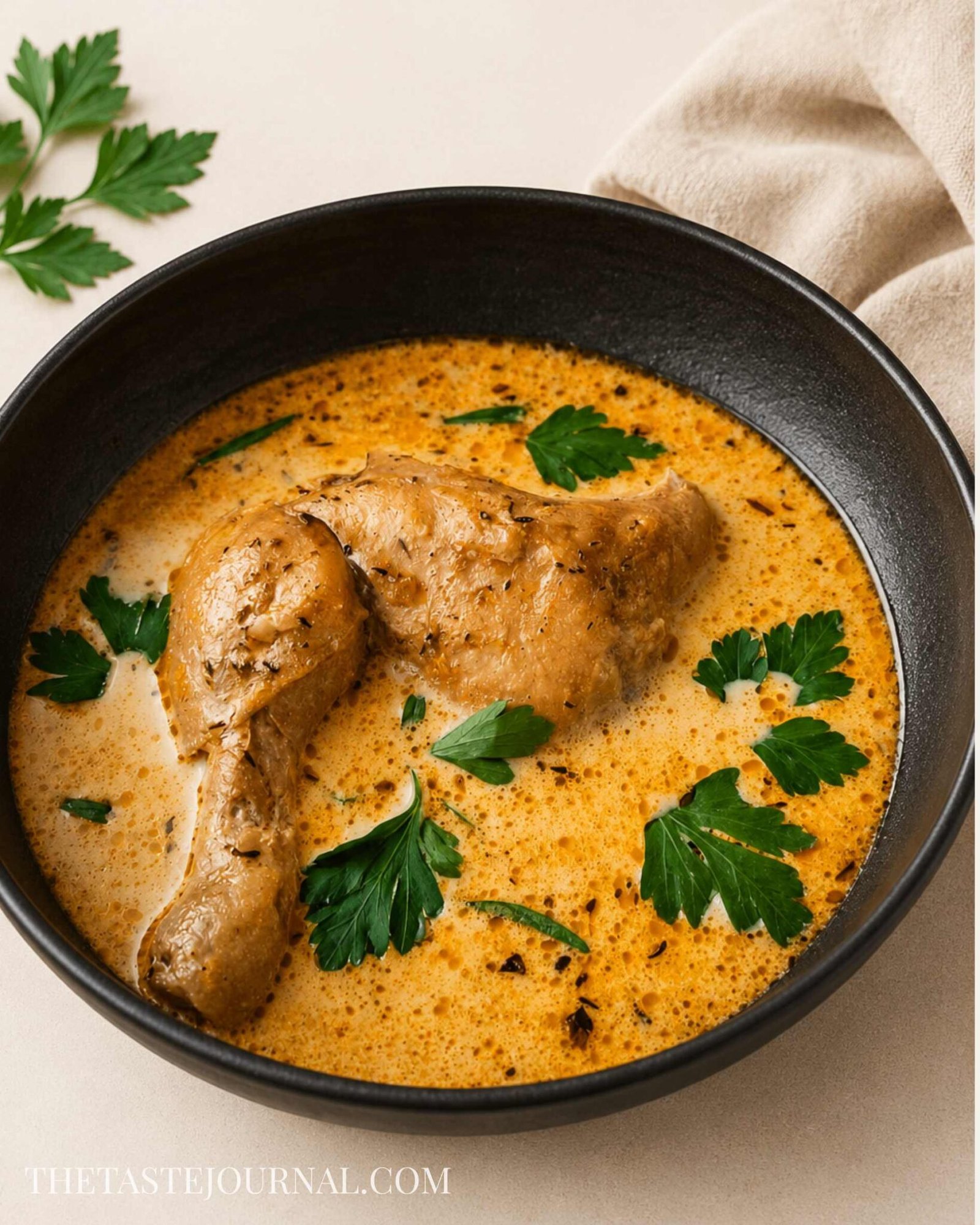 Creamy chicken soup