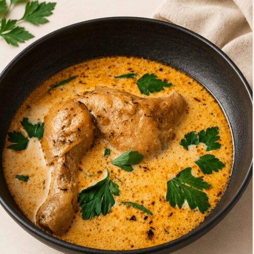Creamy chicken soup