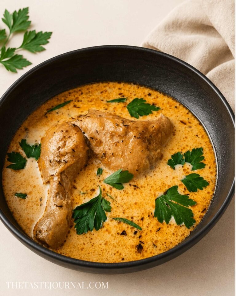Creamy chicken soup