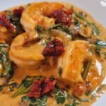 Creamy tuscan shrimp