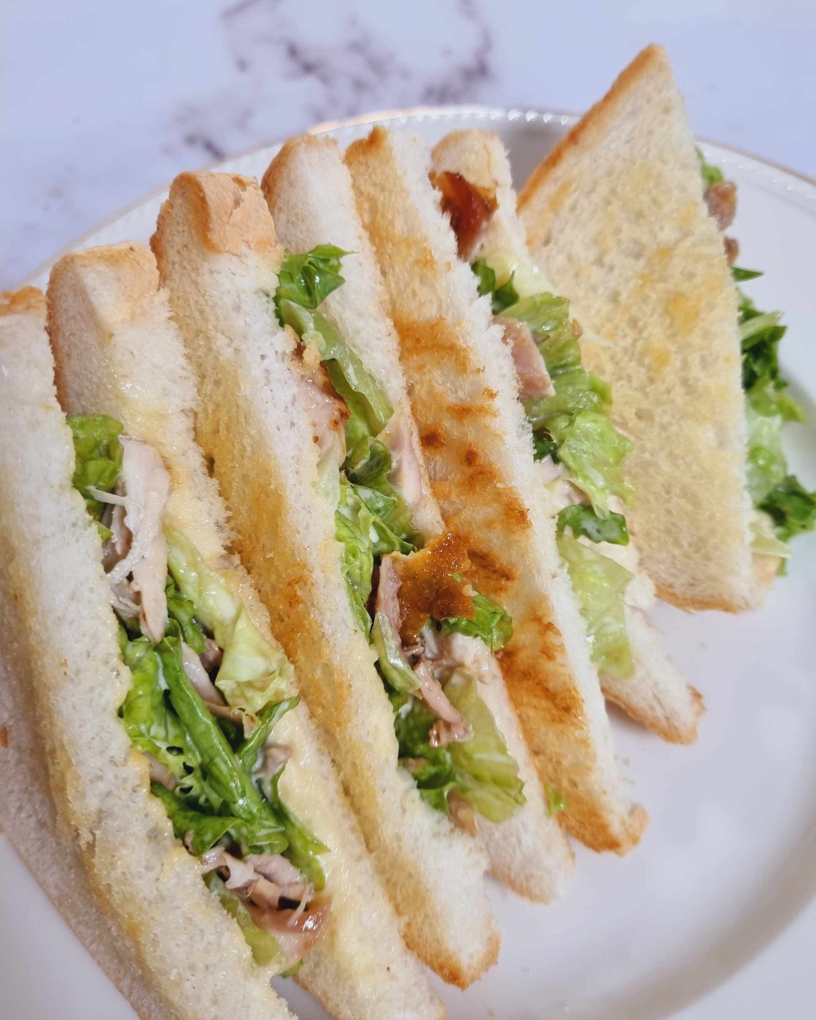 chicken and mayo sandwich