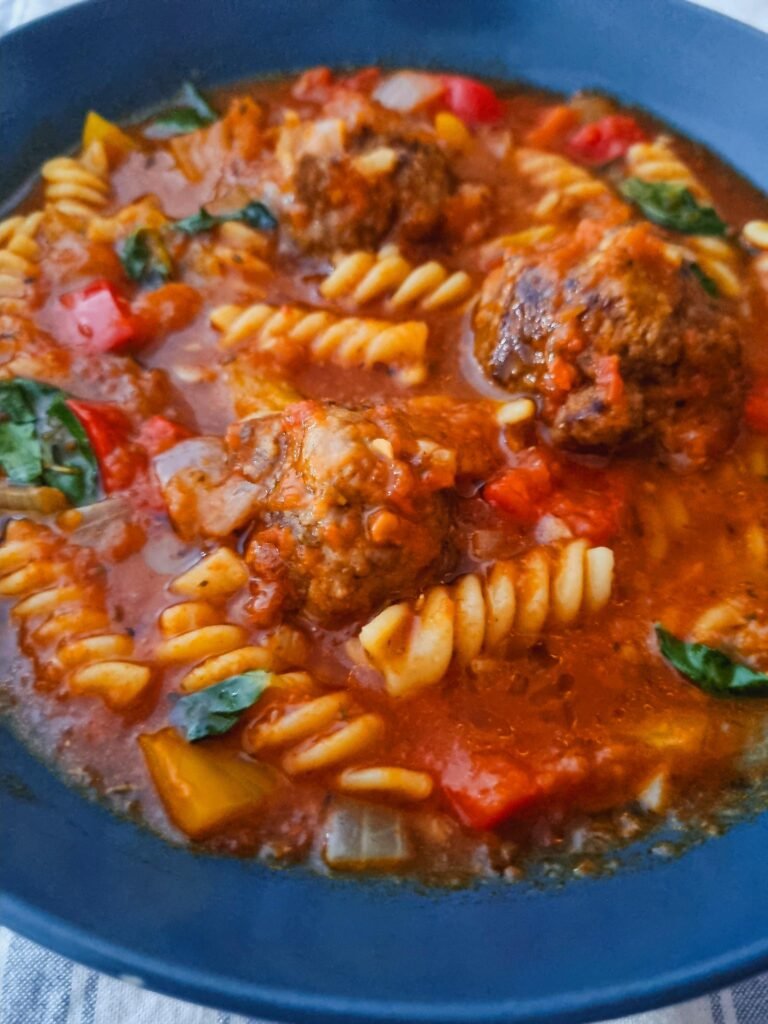 Italian Meatball Soup 