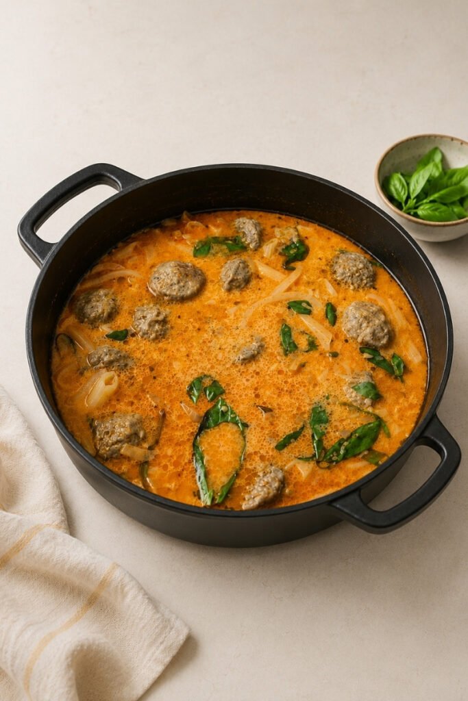 italian meatball soup