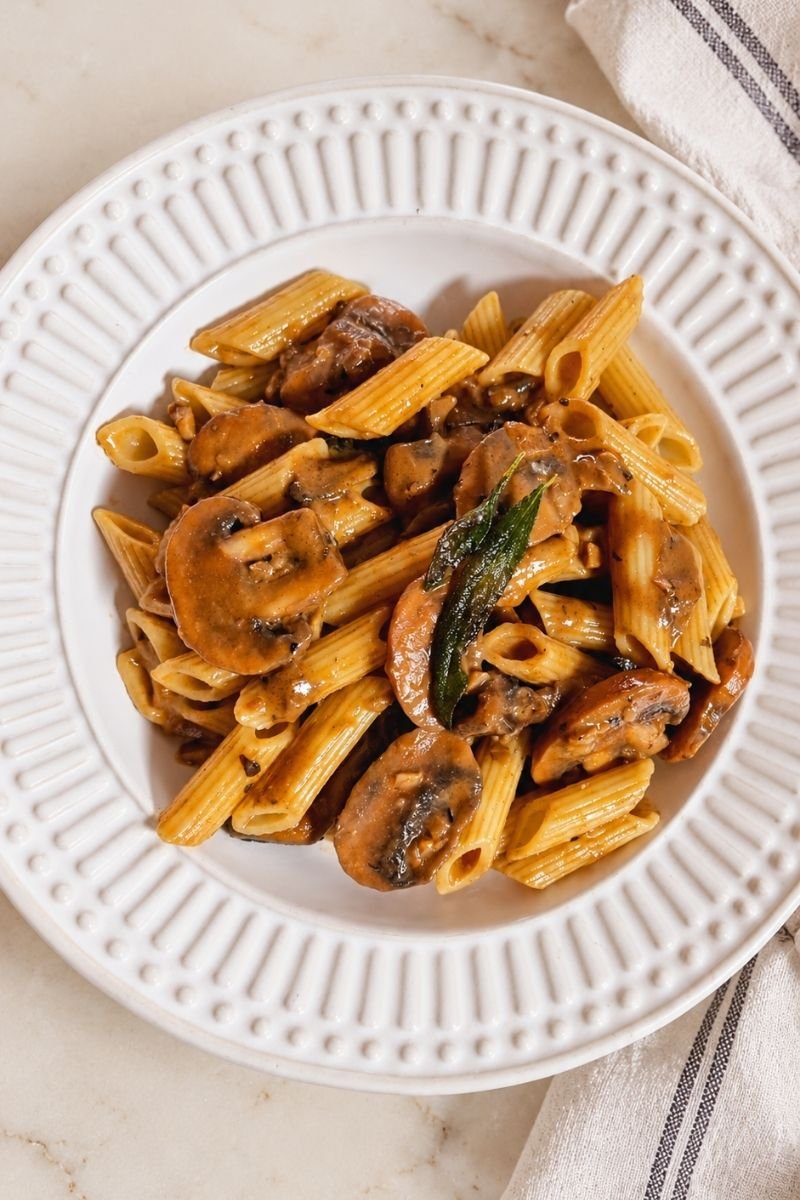 Creamy Mushroom pasta