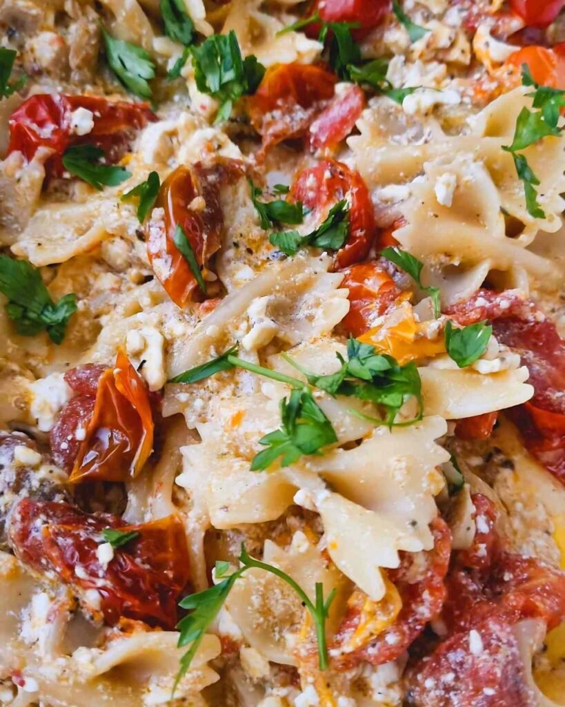Baked Feta Cheese Pasta