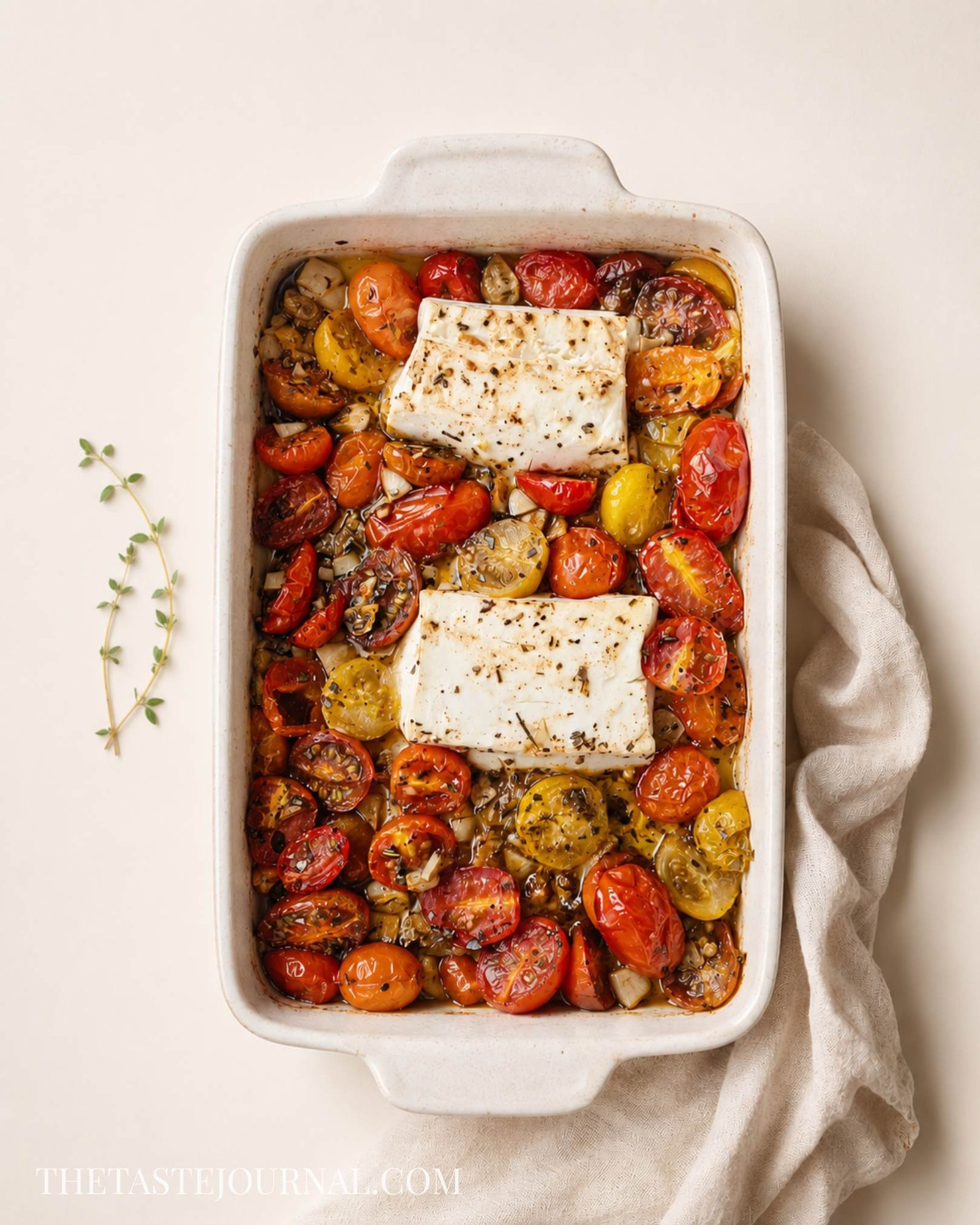 Baked Feta cheese Pasta