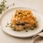 Chicken and mushroom pie
