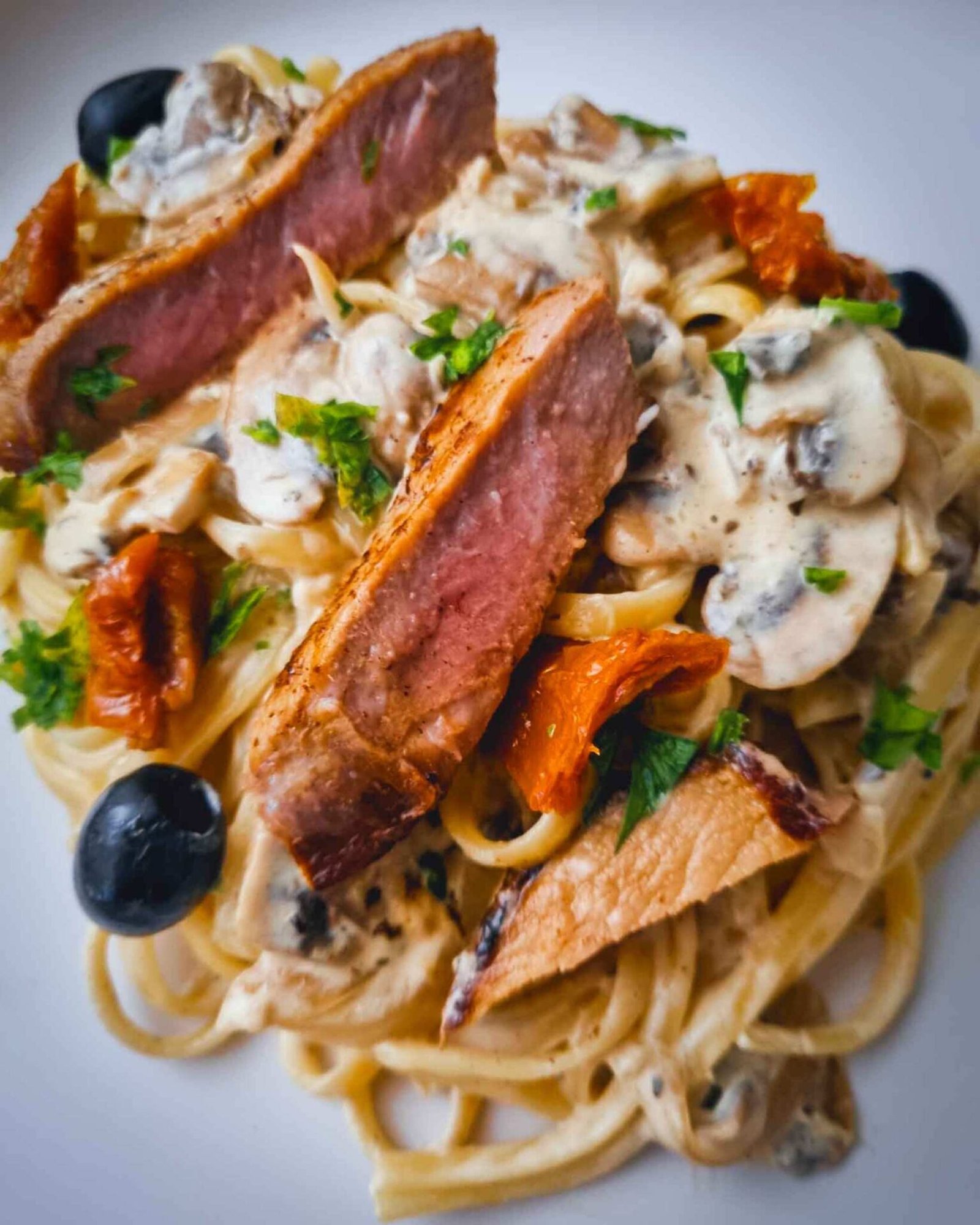 Creamy Steak Pasta