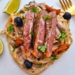 Creamy Steak pasta
