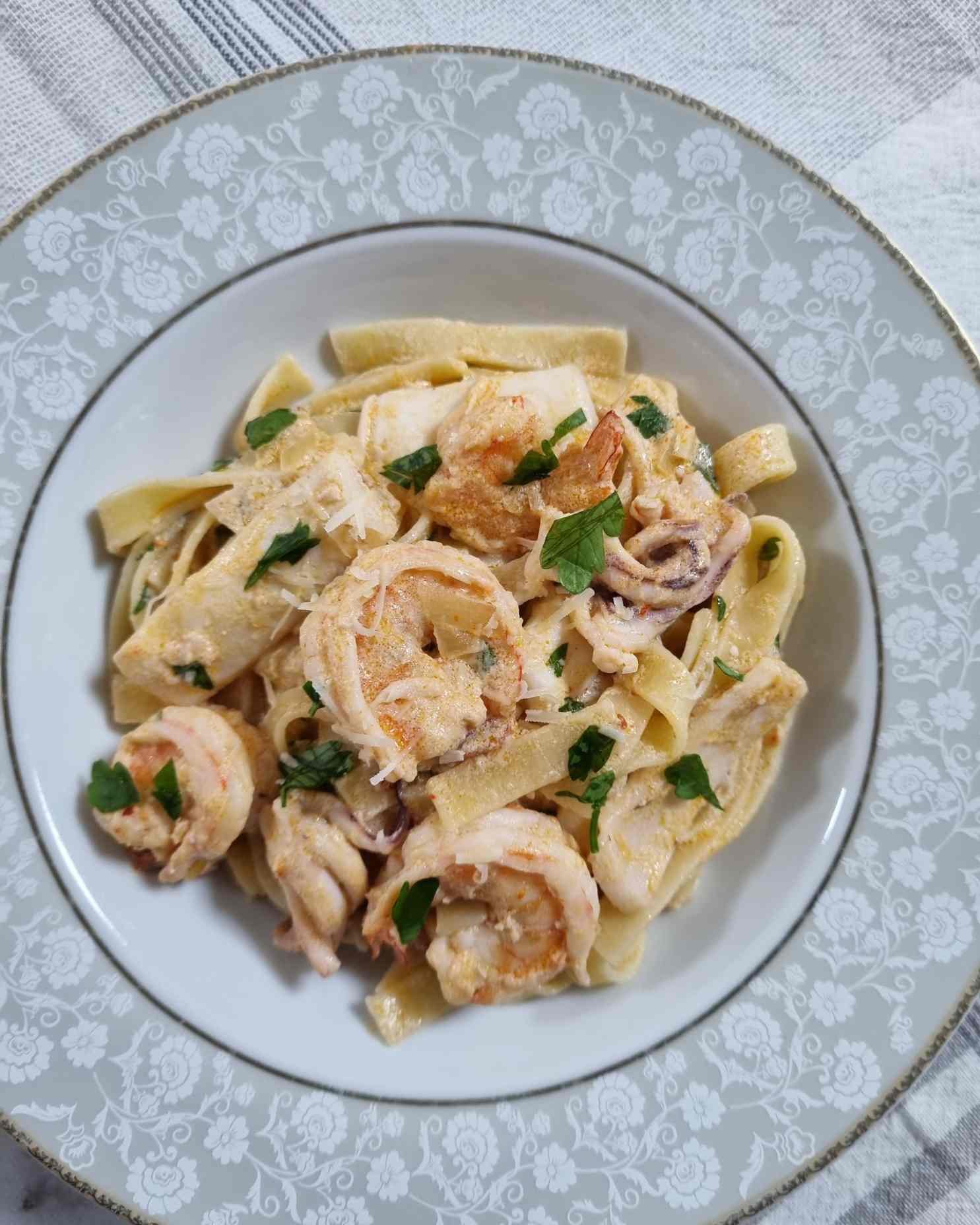 Creamy Seafood Pasta