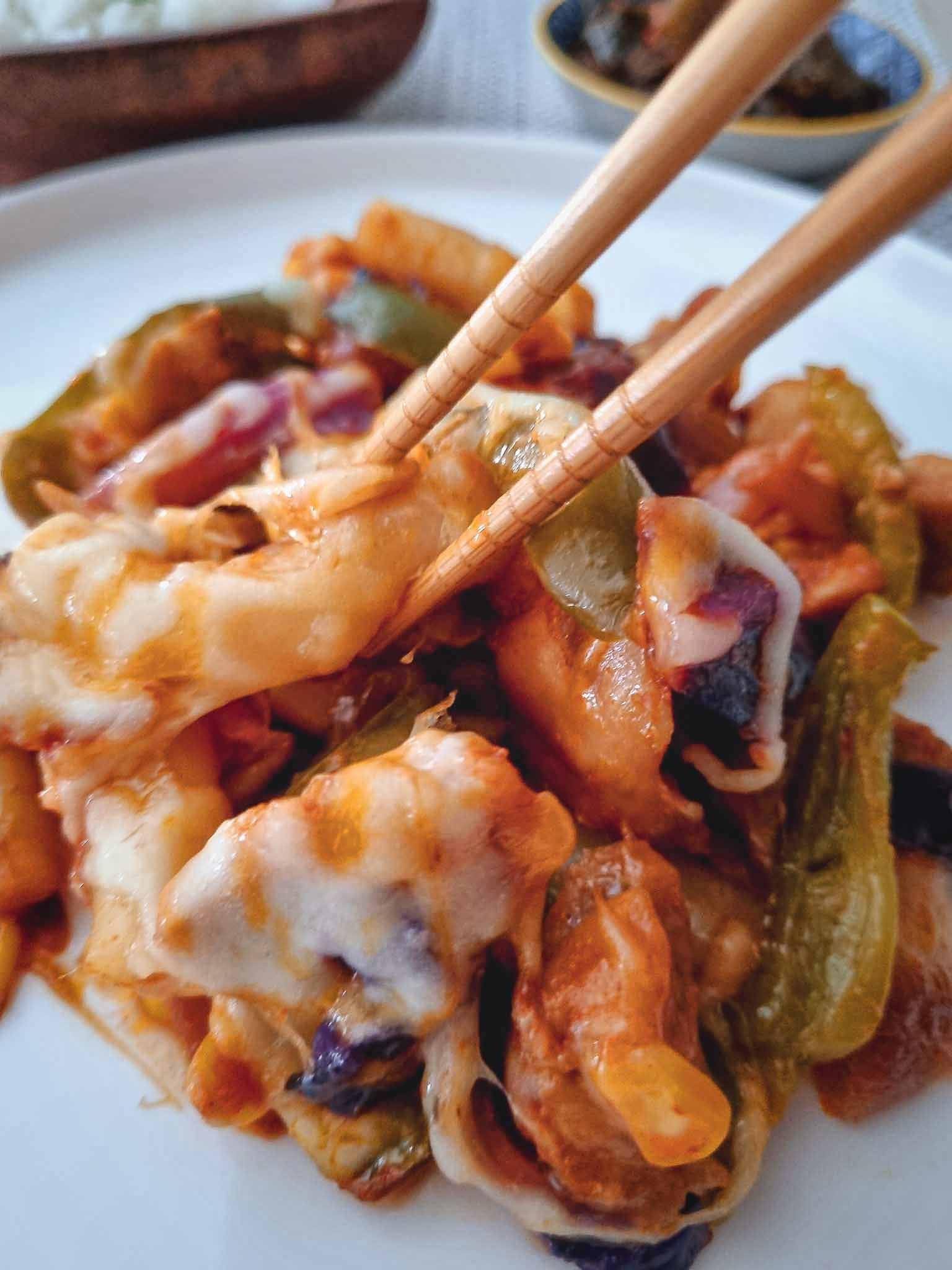 cheese dakgalbi