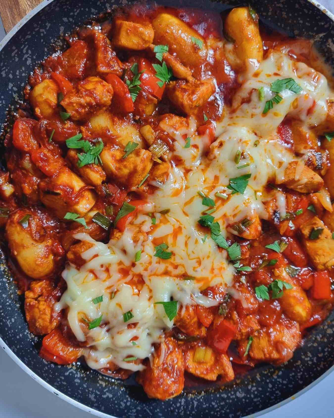 cheesy dakgalbi