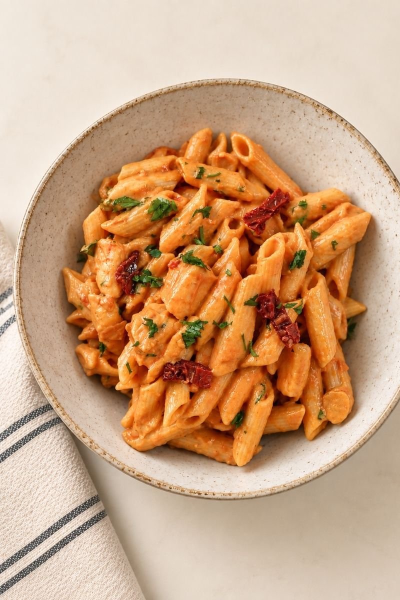 Creamy Sun-Dried Tomato Pasta