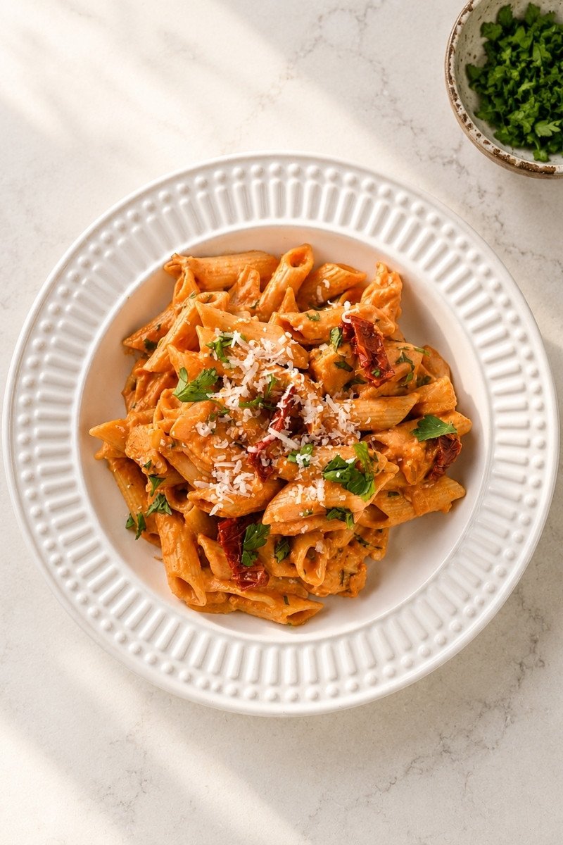 Creamy Sun-Dried Tomato Pasta