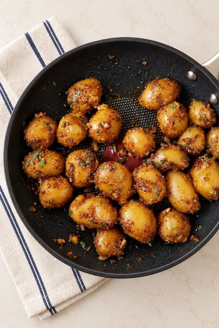 Honey & Mustard Potatoes