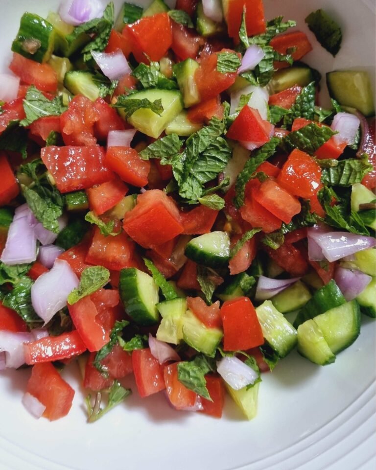 Persian shirazi salad