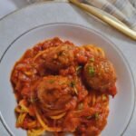 Spaghetti with meatballs