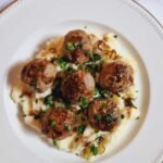 Meatballs and mash