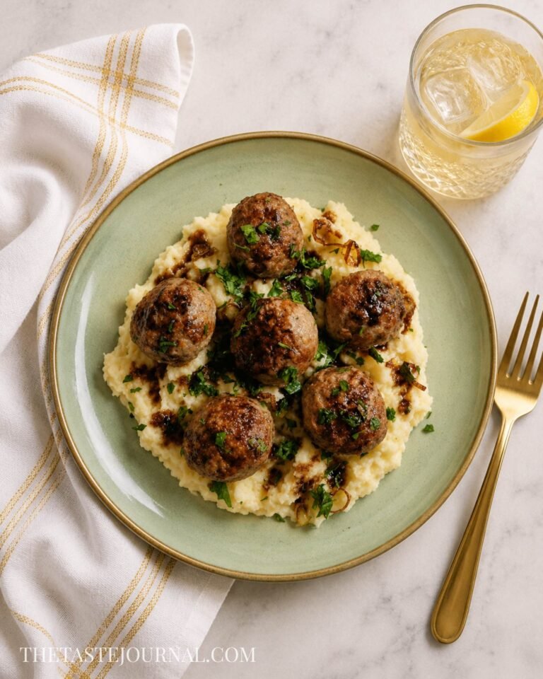 Meatballs and Mash