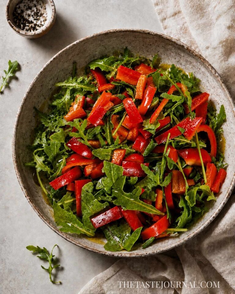 Rocket and Red Pepper Salad