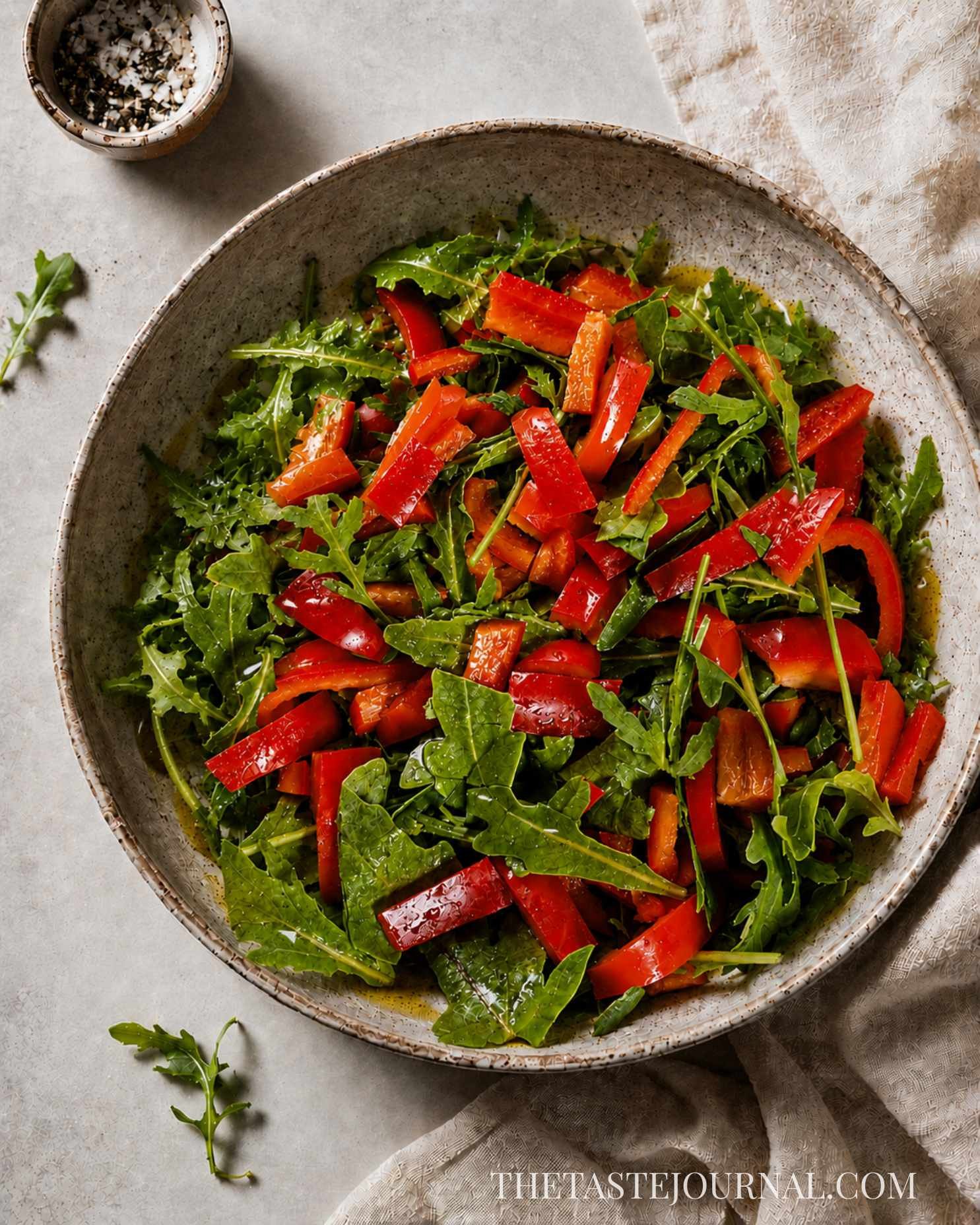 Rocket and Red Pepper Salad