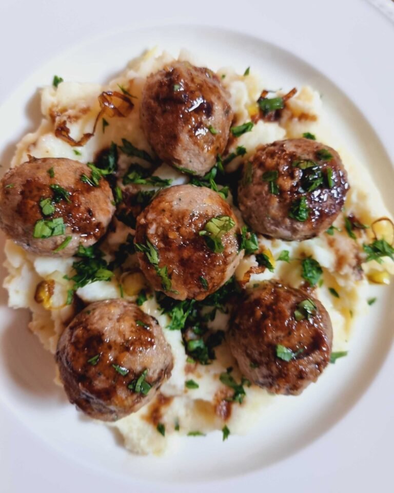 meatballs and mash 1