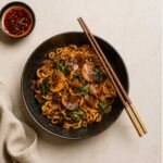 Spinach & Mushroom Noodles