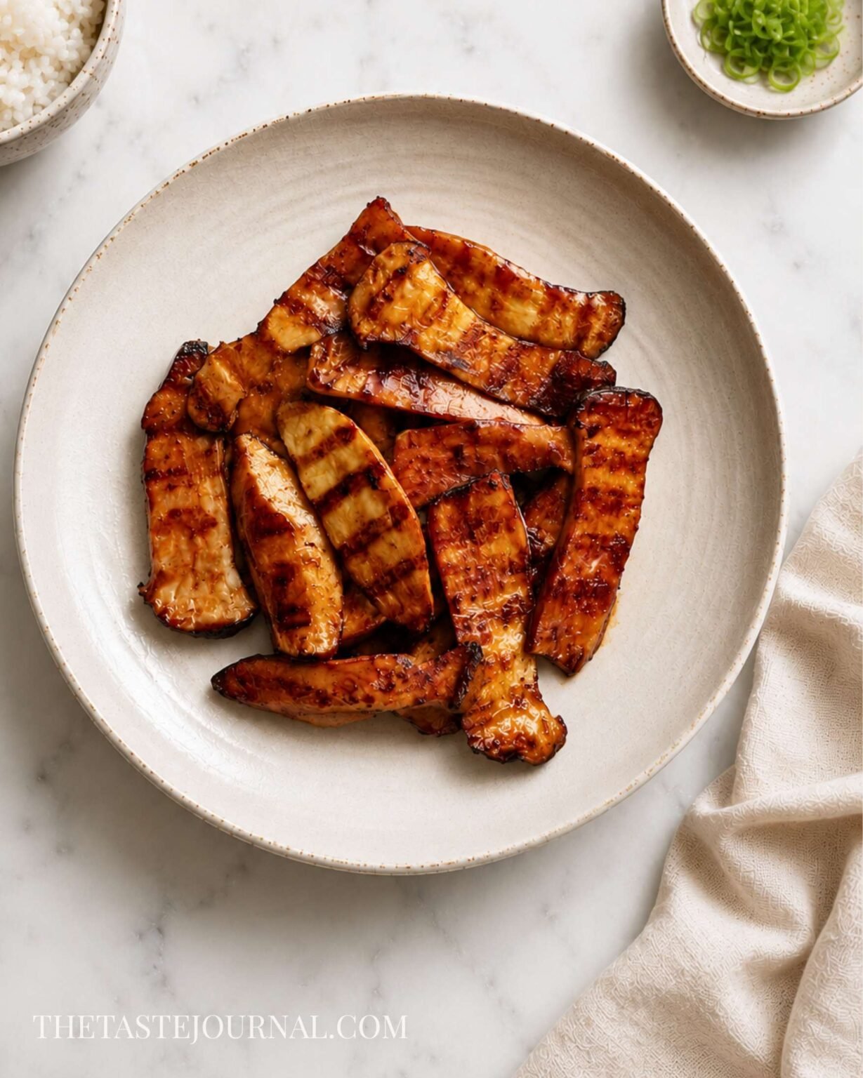 Gochujang King Oyster mushrooms