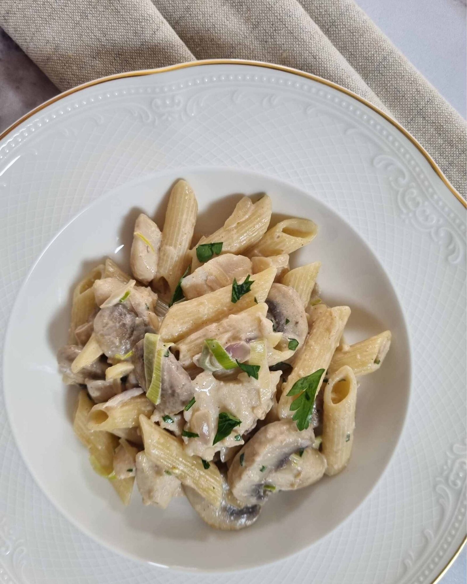 Chicken & Mushroom Pasta