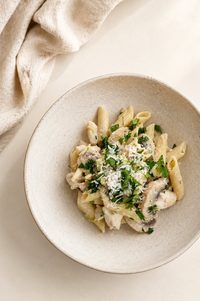 Creamy Chicken and Mushroom Pasta