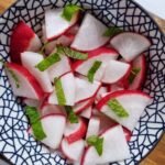 Red radish salad