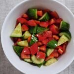 Balsamic Red Pepper and Cucumber Salad