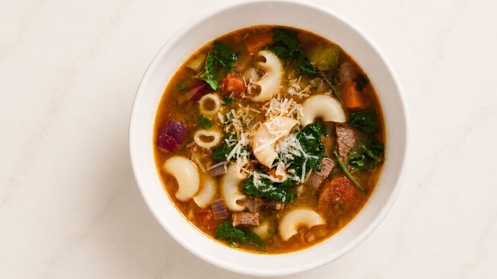 Minestrone soup