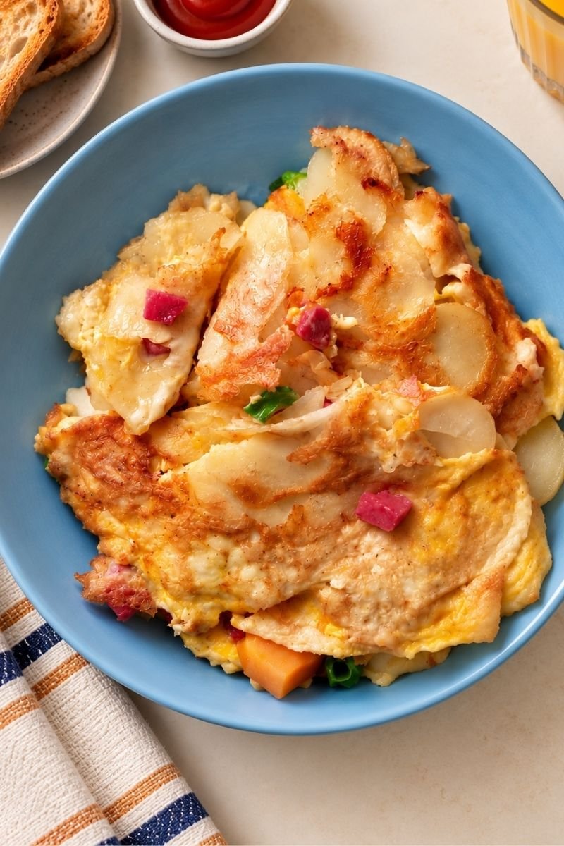 Crispy Potato Omelet